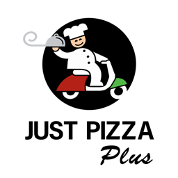 Just Pizza Plus logo.